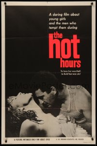 5d0533 HOT HOURS 1sh 1963 Heures Chaudes, daring film about young girls & the men who tempt them!