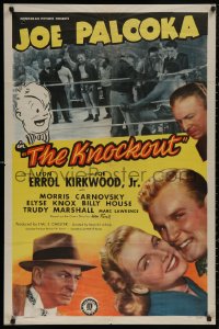 5d0592 JOE PALOOKA IN THE KNOCKOUT 1sh 1947 Leon Errol, Joe Kirkwood as Joe Palooka, boxing!