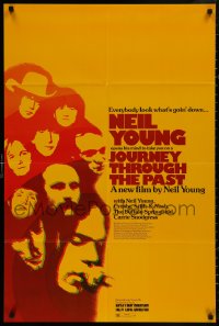 5d0594 JOURNEY THROUGH THE PAST 25x37 1sh 1973 Neil Young, everybody look what's goin' down!