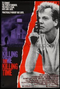 5d0612 KILLING TIME 1sh 1987 to commit a perfect murder, you need a plan, guts & luck, Sutherland!