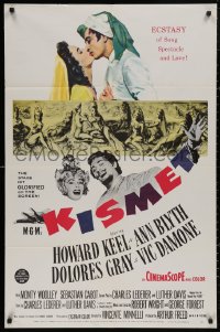 5d0629 KISMET 1sh 1956 Howard Keel, Ann Blyth, ecstasy of song, spectacle & love!