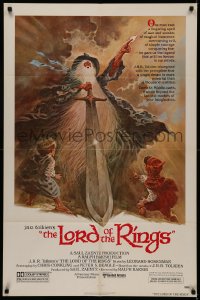 5d0678 LORD OF THE RINGS 1sh 1978 Ralph Bakshi cartoon from J.R.R. Tolkien, Tom Jung art!