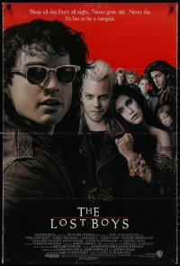 5d0680 LOST BOYS int'l 1sh 1987 Kiefer Sutherland, teen vampires, directed by Joel Schumacher!