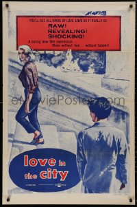 5d0686 LOVE IN THE CITY 1sh 1955 Michelangelo Antonioni & Federico Fellini's L'Amore in Citta!