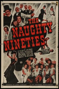 5d0806 NAUGHTY NINETIES 1sh 1940 McKenzie, Jan Duggan, Roy Rogers, images of top cast!