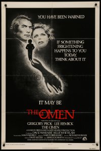 5d0848 OMEN style F 1sh 1976 Gregory Peck, Lee Remick, Satanic horror, you've been warned!
