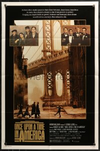 5d0853 ONCE UPON A TIME IN AMERICA 1sh 1984 De Niro, James Woods, Sergio Leone, many images!