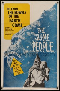 5d1029 SLIME PEOPLE 1sh 1963 wild cheesy wacky monster image, learn the secret to save your life!