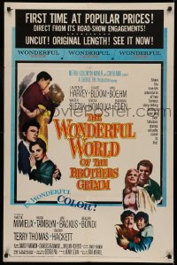 5d1243 WONDERFUL WORLD OF THE BROTHERS GRIMM 1sh 1962 Harvey, Bloom, Boehm, George Pal fairy tales!