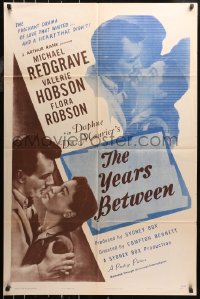 5d1250 YEARS BETWEEN 1sh 1947 Michael Redgrave is Valerie Hobson's spouse who returns from the dead