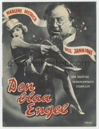 5f0240 BLUE ANGEL Danish program R1952 Josef von Sternberg, Emil Jannings, Marlene Dietrich!