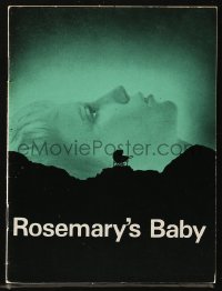 5f0304 ROSEMARY'S BABY Danish program 1969 Roman Polanski classic, Mia Farrow, different images!