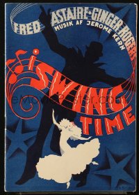 5f0312 SWING TIME Danish program 1937 best Erik Frederiksen art of Fred Astaire & Ginger Rogers!