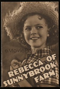 5f0105 REBECCA OF SUNNYBROOK FARM English program 1938 Shirley Temple & Bill Bojangles Robinson!