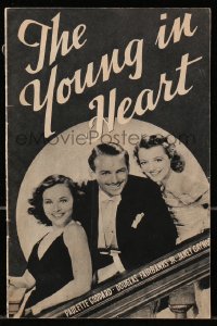 5f0107 YOUNG IN HEART English program 1938 Paulette Goddard, Douglas Fairbanks Jr. & Janet Gaynor!