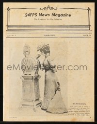 5f0614 24 FPS NEWS MAGAZINE vol 1 no 1 magazine Summer 1970 great images & film collector articles!