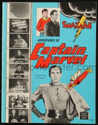 5f0621 ADVENTURES OF CAPTAIN MARVEL magazine 1970s Tom Tyler, great images from the Republic serial!