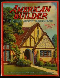 5f0625 AMERICAN BUILDER magazine May 1930 The World's Greatest Building Paper, great images & info!