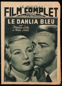 5f0535 BLUE DAHLIA Film Complet French magazine 1946 Alan Ladd & sexy Veronica Lake!