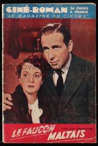 5f0548 MALTESE FALCON French magazine 1946 special issue of Cine-Roman, Humphrey Bogart, Mary Astor