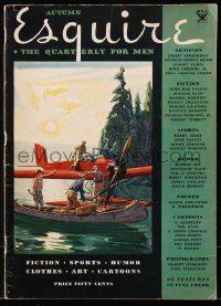 5f1013 ESQUIRE vol 1 no 1 magazine Autumn 1933 Wilson cover art, Petty art inside, very first issue!