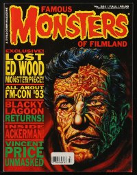 5f1438 FAMOUS MONSTERS OF FILMLAND #201 magazine Fall 1993 Frank Kelly Freas art of Vincent Price!