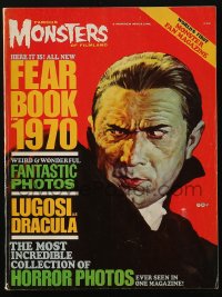 5f1391 FAMOUS MONSTERS OF FILMLAND magazine 1970 Yearbook, Dracula art, most incredible photos seen!
