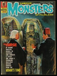 5f1368 FAMOUS MONSTERS OF FILMLAND #83 magazine April 1971 Basil Gogos art of The Mummy's Tomb!