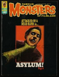 5f1382 FAMOUS MONSTERS OF FILMLAND #97 magazine April 1973 attacked by a death hand in Asylum!