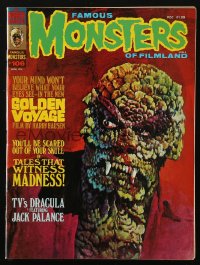 5f1399 FAMOUS MONSTERS OF FILMLAND #106 magazine April 1974 Basil Gogos art of Hideous Sun Demon!