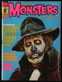 5f1402 FAMOUS MONSTERS OF FILMLAND #109 magazine August 1974 cover art of Vincent Price in Madhouse!