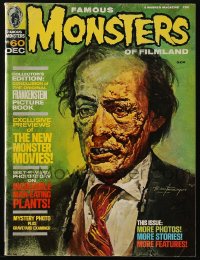 5f1355 FAMOUS MONSTERS OF FILMLAND #60 magazine December 1969 Basil Gogos art of decaying Dorian Gray!