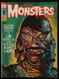 5f1397 FAMOUS MONSTERS OF FILMLAND #103 magazine Dec 1973 Gogos art of Creature from Black Lagoon!