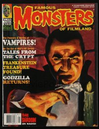 5f1442 FAMOUS MONSTERS OF FILMLAND #206 magazine Jan/Feb 1995 Lugosi as Dracula used 30 years earlier!