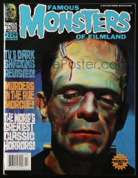 5f1463 FAMOUS MONSTERS OF FILMLAND #229 magazine Jan/Feb 2000 Cagney art of Karloff in Frankenstein!