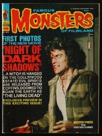 5f1373 FAMOUS MONSTERS OF FILMLAND #88 magazine January 1972 first photos of Night of Dark Shadows!