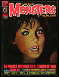 5f1415 FAMOUS MONSTERS OF FILMLAND #122 magazine January 1976 Ken Kelly art of vampire Ingrid Pitt!