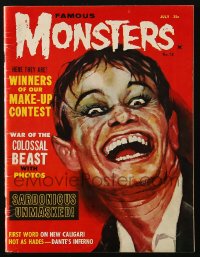 5f1325 FAMOUS MONSTERS OF FILMLAND #18 magazine July 1962 cool Basil Gogos cover art Dwight Frye!