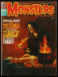 5f1362 FAMOUS MONSTERS OF FILMLAND #67 magazine July 1970 Vic Prezio art from The Black Cat!
