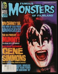 5f1460 FAMOUS MONSTERS OF FILMLAND #226 magazine June/July 1999 Parker art of Gene Simmons of KISS!