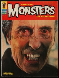 5f1369 FAMOUS MONSTERS OF FILMLAND #84 magazine June 1971 Christopher Lee as Dracula on the cover!