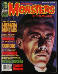 5f1452 FAMOUS MONSTERS OF FILMLAND #217 magazine May/June 1997 Cagney art of Carradine as Dracula!