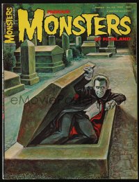 5f1341 FAMOUS MONSTERS OF FILMLAND #43 magazine March 1967 Rob Cobb art of Christopher Lee as Dracula!