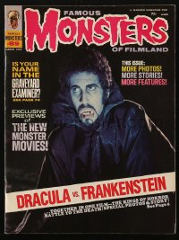 5f1374 FAMOUS MONSTERS OF FILMLAND #89 magazine March 1972 Zandor Vorkov in Dracula vs Frankenstein!