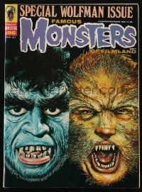 5f1381 FAMOUS MONSTERS OF FILMLAND #96 magazine March 1973 art of hairy weirdos from earlier issues!