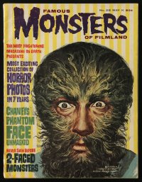 5f1327 FAMOUS MONSTERS OF FILMLAND #28 magazine May 1964 art of Bela Lugosi in Island of Lost Souls!