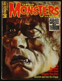 5f1331 FAMOUS MONSTERS OF FILMLAND #33 magazine May 1965 Ron Cobb cover art of Lon Chaney as Hunchback!