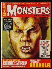 5f1346 FAMOUS MONSTERS OF FILMLAND #49 magazine May 1968 Hull as Werewolf of London by Ron Cobb!