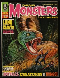 5f1350 FAMOUS MONSTERS OF FILMLAND #55 magazine May 1969 cool cover art for Land of the Giants!