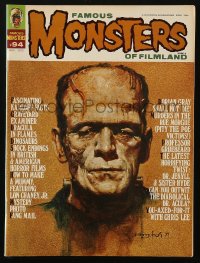 5f1379 FAMOUS MONSTERS OF FILMLAND #94 magazine November 1972 Sanjulian art of Frankenstein!